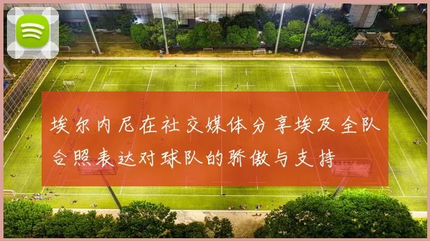 埃尔内尼在社交媒体分享埃及全队合照表达对球队的骄傲与支持
